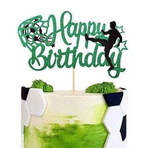 <span class=keywords><strong>D</strong></span>écorations de gâteaux de football avec but et maillot pour fêtes de match et anniversaires - Product Image 4