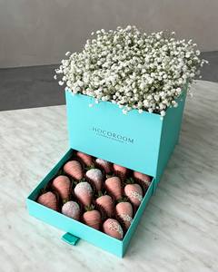 กล่องของขวัญ<span class=keywords><strong>ส่ง</strong></span>ดอกไม้<span class=keywords><strong>แล</strong></span>ะส<span class=keywords><strong>ต</strong></span>รอเบอร์รี่เคลือบช็อคโกแล<span class=keywords><strong>ต</strong></span>เปล่าแบบกำหนดเอง - Product Image 3