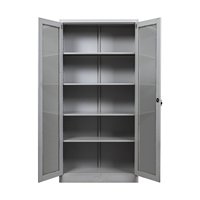 Armoire de rangement mobile moderne en acier verrouillable professionnelle pour la maison, le bureau et le salon