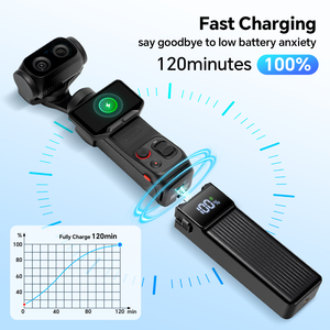 Batterie externe portable 10000 mAh avec poignée pour Insta360 <span class=keywords><strong>Luna</strong></span> Ultra, charge rapide Type-C, indicateur LED, OEM - Product Image 5