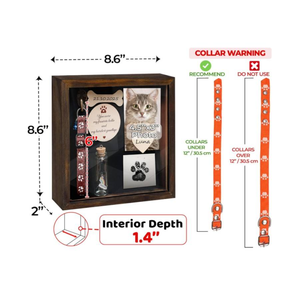 Set Kenang-kenangan Anjing Modern dari Kayu Gelap Petop yang Mengharukan, Kit Guci Ramah Lingkungan untuk Memperingati Hewan Peliharaan di Rumah - Product Image 4