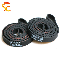 Courroie de distribution MXL largeur 5~15mm B290MXL B300MXL B315MXL B328MXL B360MXL B397MXL B412MXL B424MXL Pas 2.032mm Courroie en caoutchouc