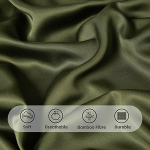 Thiết lập Sheets Tre Bộ sưu tập Vua Kích thước Iced tre tấm làm mát Duvet cover và gối Set - Product Image 5