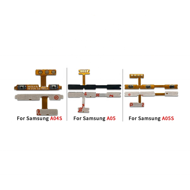 Power On Off Volume Side Button Flex Cable For Samsung A13 A23 A33 A73 A53 A14 A24 A34 A54 A15 A35 A55 A04 A05 A05 4G 5G