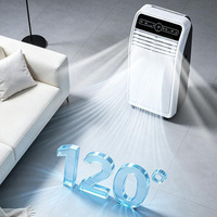 Aire Acondicionado Eléctrico de Alta Calidad, Solo Frío, 220V-240V 50Hz, 9000Btu, Portátil para Uso en Hoteles, Control Remoto, 108 Pies Cuadrados