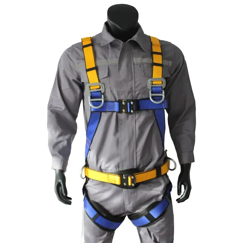 Harness perlindungan jatuh untuk keselamatan konstruksi, harness keselamatan untuk bekerja di atap full body harness