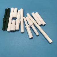 Isolateur d'allumage en céramique d'alumine émaillée personnalisé, électrode à étincelle, tube en céramique