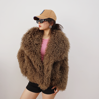 Veste en fausse fourrure mongole épaisse et duveteuse pour femme, style urbain classique, manches longues, plusieurs modèles, vente en gros