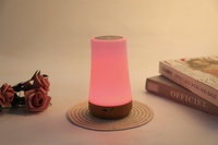 Lampe de nuit moderne à changement de couleur, télécommande tactile, couleurs réglables, LED à intensité variable, minuterie, lampe rechargeable longue durée