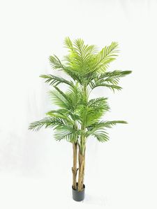 Cây nhựa nhân tạo chất lượng cao cây cọ trang trí 230 cm <span class=keywords><strong>3</strong></span> thân cây 34 lá - Product Image 4