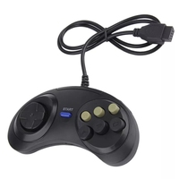 Manette classique filaire USB pour Manette de jeu SEGA grip, Joystick de Mando pour Manette de jeu SEGA Genesis MD2