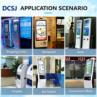 Système de gestion de files d'attente Wavetec Bank Qms avec affichage des numéros d'attente LCD LED, lecteur de tickets, lecteur de codes-barres, fonction SDK en option