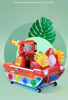 Jeux à monnayeur : Crazy Tank Kiddie Rides, Machine à balançoires, Simulateur de course avec musique et bulles, Voiture de jeu vidéo à conduire