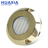 Projecteur LED Marin Haute Puissance Bleu 300W RGBW IP68 Éclairage Sous-Marin pour Transom de Bateau et Coque, Accessoire de Matériel Nautique pour Yacht