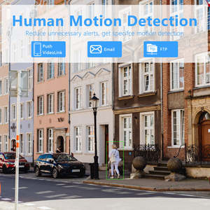 กล้องวงจรปิด 4MP H.265 เลนส์คู่ กล้องอัจฉริยะคู่ แอปตรวจจับเลนส์คู่ กล้อง <span class=keywords><strong>IP</strong></span> พร้อมไฟ เสียงสองทาง กล้อง WiFi - Product Image 4