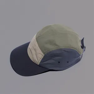 Sombreros Snapback personalizados de 5 paneles, venta al por mayor, gorras de campamento al aire libre con diseño de logotipo unisex en blanco