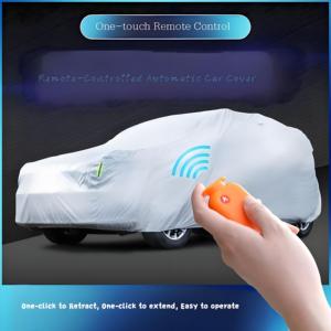 Vollautomatische Autoabdeckung aus Taft, bietet Sonnenschutz, Wärmeisolierung, Regen- und Schneeschutz, vollständige Abdeckung. - Product Image 5