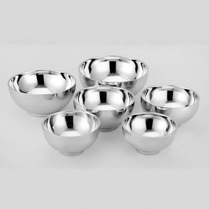 Ensemble de 6 bols isothermes en acier inoxydable à double paroi, non magnétiques, pour enfants et usage scolaire - Product Image 1