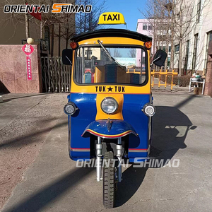 Ba bánh hàng hóa Tuk tuk Tuc tricyclos mototaxi 3 bánh xe kéo điện tự động xe kéo xe Taxi cho hành khách - Product Image 2