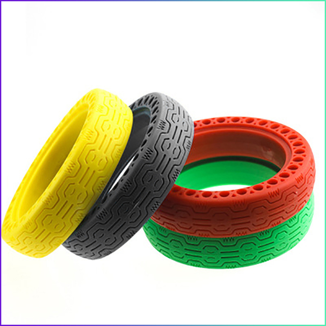 Mobility Scooter for xiaomi Pro Scoote 8 1/2*2 Colorful Solid Tire Xiaomi M365 Spare Parts/8.5 Inch Colorful Solid Tire
