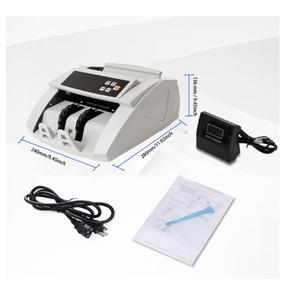 Machine de comptage d'argent portable avec écran LCD, compteurs de billets pour USD <span class=keywords><strong>EUR</strong></span> KES TZS, détecteur de faux billets, machine de comptage de devises - Product Image 4
