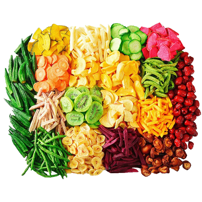 Mixed Vegetable Chips Fruits Snacks Banana