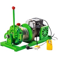 Treuil électrique à câble métallique pour extérieur ou intérieur avec embrayage pour Monkey