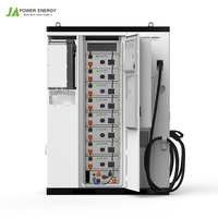 Système de stockage d'énergie par batterie pour la recharge de véhicules électriques JApower 80kW 215kWh ESS 120kW 160kW Tout-en-un compatible avec l'onduleur hybride Solis