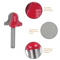 Ensemble de 6 fraises décoratives pour défonceuse électrique, pour le surfaçage des panneaux de porte d'armoire, la finition et la sculpture du bois