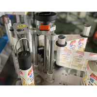 Machine d'étiquetage automatique électrique PLC double face pour surfaces avant et arrière de bouteilles, bocaux et boîtes en carton
