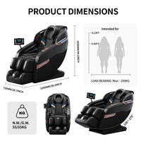 LIANHE un fauteuil de massage avec plusieurs fonctions de massage, massage par pression d'air sur tout le corps