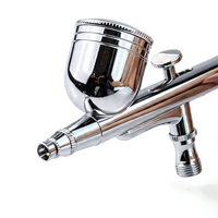Pistolet aérographe multifonction 7 ml, avec queue creuse réglable pour ajuster la taille de la pulvérisation, facile à nettoyer pour la coloration des surfaces