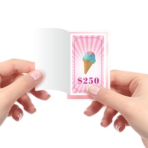 Pink Cards Open Win Prize Custom Design Instant Lottery Full Color Digital Printing Pull Tabs Gambling <b>Tickets</b> - Product Image 5