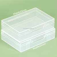Boîtes à cartes en plastique acrylique SUNSHING OEM ODM, boîte de rangement en PP, organisateur de cartes pour cartes bancaires, cartes de visite, cartes de jeu