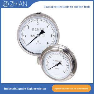 Manomètre à diaphragme haute précision à micro-pression négative en acier inoxydable YE-100BF YE-150BF personnalisé 2,5 KPa - Product Image 3