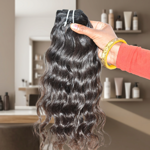 Extensions de cheveux naturels vietnamiens bouclés non traités, 100 % alignés sur les cuticules, double trame, cheveux humains bruts, lot de mèches en dentelle pour femmes noires - Product Image 1