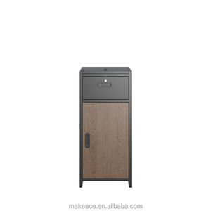 BIZOE Cassetta Postale Esterna Autoportante in Acciaio Antifurto, Impermeabile, con Serratura a Chiave, Capacità 144L e Vano per Pacchi - Product Image 3