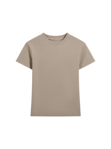 Camiseta básica de moda Y2K ajustada de verano de manga corta personalizada al por mayor para mujer y mujer - Product Image 5
