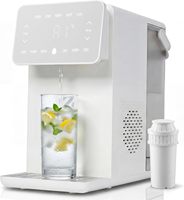 Distributeur d'eau chaude et froide instantané pour la maison, chauffage rapide en 3 secondes, contrôle multi-températures, moule exclusif, alimenté par batterie, 2400W, en plastique