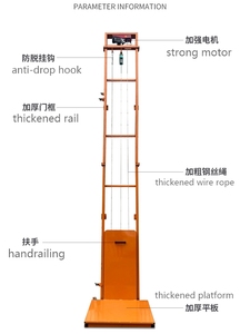 ลิฟต์ยกชายไฟฟ้าไฮดรอลิกสำหรับนั่งร้าน - Product Image 2