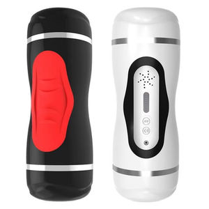 Articles pour adultes Jouets sexuels pour hommes Gobelet de masturbation masculin à succion Chauffant Vagin réel Automatique Masturbation électrique Vibrateur Chatte de poche - Product Image 4