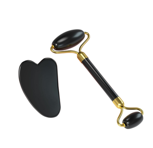 Outil <span class=keywords><strong>de</strong></span> massage facial personnalisé Guasha, ensemble <span class=keywords><strong>de</strong></span> rouleaux en <span class=keywords><strong>jade</strong></span> pour le cou, le dos, les bras, les jambes, les yeux, anti-poches, anti-rides, soin SPA - Product Image 1
