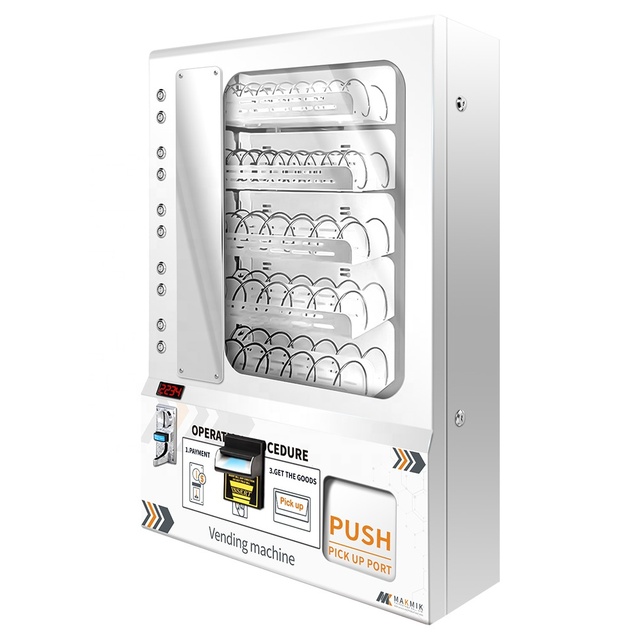 Mini Vending Machine with Wall-Mounted Convenient Vending Machine Eyelash Vending Machines for Sale