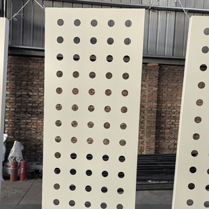 Panel de aluminio perforado, panel de aluminio perforado fonoabsorbente, edificio de oficinas, muro cortina exterior para pabellón deportivo - Product Image 4