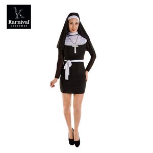 Disfraz de <span class=keywords><strong>monja</strong></span> adulta ODM para mujer Traje elegante de TV y película Venta completa para mujer - Product Image 2