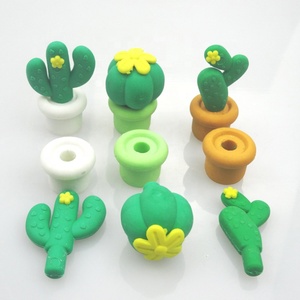 Hỗn Hợp 5Pcs Mini Bút Chì Tẩy Gói Thiết Lập <span class=keywords><strong>3D</strong></span> Cây Xương Rồng Hoa Tẩy Trường Văn Phòng Phẩm Các Mặt Hàng Cho Trẻ Em Và Sinh Viên Cung Cấp - Product Image 4