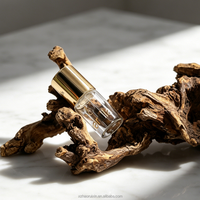 Botol Parfum Mini Mewah 1/2/3/5ml, Botol Roll-on Kaca Isi Ulang dengan Logo Hot Stamping untuk Wewangian Oud Arab.