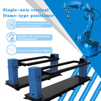 Positionneur à axe unique pour cadre tête et queue, robot de soudage inclinable et retournable, fabricant de positionneur à double axe pour charges lourdes