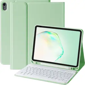 Ayrılabilir BT kablosuz klavye iPad kılıfı 10th nesil 10.9 inç 2022 Tablet koruyucu kapak