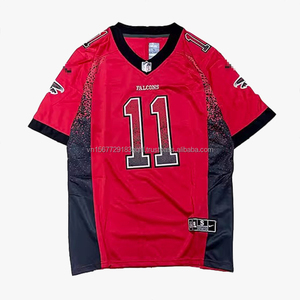 Camiseta de Fútbol Personalizada de Malla Transpirable de Secado Rápido con Protección UV 100% Poliéster, Cuello en V y Manga Corta - Product Image 1